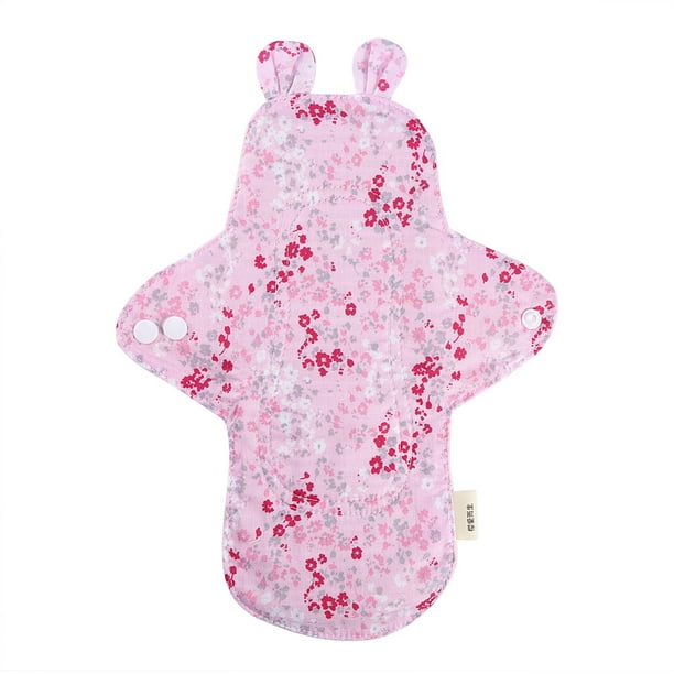 Compresa menstrual de tela, 250 mm, compresas higiénicas reutilizables de algodón orgánico, solución innovadora