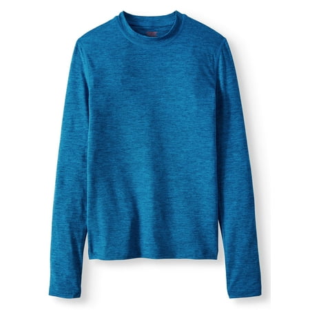 Hanes Boy's 4-way Stretch Baselayer Space Dye Crew