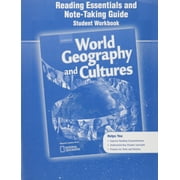 World Geography and Cultures, Reading Essentials and Note-Taking Guide, Student Workbook (GLENCOE WORLD GEOGRAPHY) 9780078954993 0078954991 - New