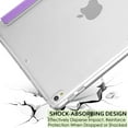 thumbnail image 3 of iPad Pro 12.9 2 Gen Transparent Back Case A1670 MQDC2LL/A MQDD2LL/A MQDA2LL/A A1671 MP6H2LL/A MP6J2LL/A MP6G2LL/A MPL02LL/A MPL12LL/A MPKY2LL/A A1821 MQEF2LL/A MQED2LL/A MQEE2LL/A - Purple, 3 of 8