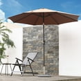 thumbnail image 4 of Patio Outdoor Market Umbrella with Aluminum Auto Tilt and Crank, 4 of 8