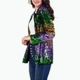 thumbnail image 3 of Pyhlmscde Women's Sequin Jacket Long Sleeve Open Front Glitter Sparkly Coat Casual Cardigan, casual chic outfits for women, womens blazers dressy casual, jackets for women, 3 of 3