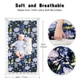 thumbnail image 4 of Sábanas ajustables AMROSE, paquete de 3 unidades, 71 x 132 cm, diseño floral suave para cuna, 4 of 7