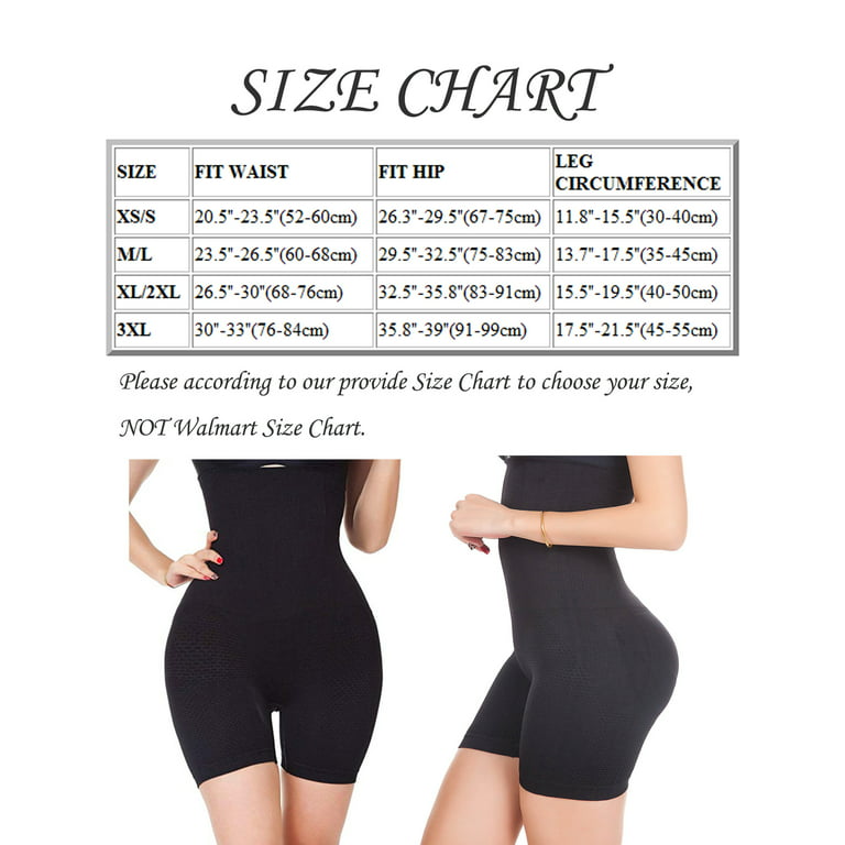 Women's High Waist Ultra Firm Control Tummy Body Shaper Panty Seamless  Smooth Thigh Slimmer Body Shorts Shaping Brief Shapewear