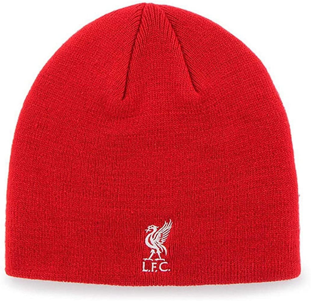 Liverpool FC Official Cuff Knitted Hat Red One Size 