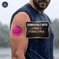 thumbnail image 5 of OhmRx Libre 2 & Libre 2 Plus Sensor Covers – Waterproof CGM Overpatch, Hypoallergenic, Pre‑Cut No‑Cut Design, 25‑Pack (Pink), 5 of 10