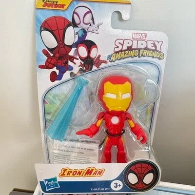 Marvel Spidey et Ses Amis Étonnants 3 Figure Spider-Man à Travers la Figure Anime Spiderman Jouets Cadeaux pour Enfants