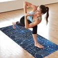 thumbnail image 6 of Math Equations Geometry Symbols Blue Pattern Hot Yoga Mat Towel Non Slip for Hot Yoga - Quick-Drying Yoga Mat Cover with 4 Corner Pockets with Travel Bag - Hot Yoga Towel Non Slip 74"x26", 6 of 6