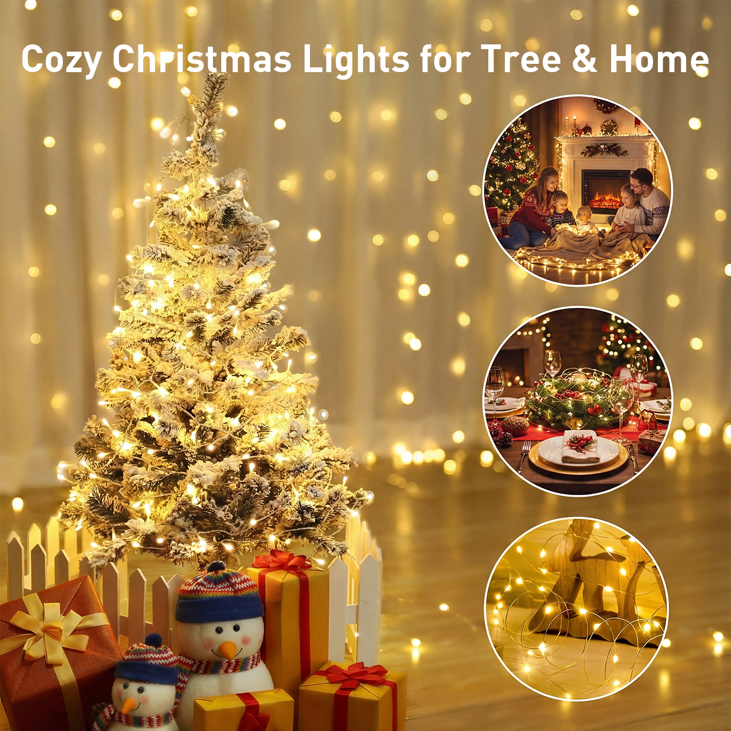 IJIL LED Fairy Lights, 20 Pack 3.3 Ft Warm White String Lights photo 2