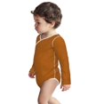 thumbnail image 2 of Long Sleeve Onesies Girl Boy, brown Cute Comfy Cotton Unisex Baby Onsies Bodysuits Clothes, Soft Side Snap Onesies for Infant Baby Girls and Boys 0-24 Months, 2 of 7