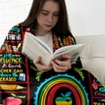 thumbnail image 4 of Teacher Gifts for Women,Teacher Blanket Teacher Appreciation Gifts,Gift for Teachers Blankets for Women, Best Teacher Gifts, Teacher Back to School Teachers' Day Throw Blankets 50"x60", 4 of 5