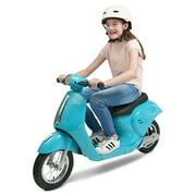 Hyper Toy Company, 24V Retro Electric Scooter, Children Ages 13+, up to 14 MPH, Blue