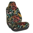 thumbnail image 1 of Wukai Snake And Flower Full Set Car Seat Covers with Soft Padding Universal Auto Front Seats Protector and Cushion Mat, 1 of 5