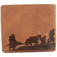 thumbnail image 2 of Mustard Ring Bifold and Coin Wallet - Brown, 2 of 6