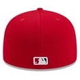 thumbnail image 4 of Men's New Era Red Washington Nationals 2025 MLB Clubhouse 59FIFTY Fitted Hat, 4 of 6