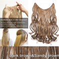 thumbnail image 2 of Fil Invisible dans Extensions de Cheveux Postiches Cheveux Synthétiques, 2 of 5