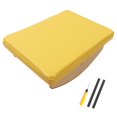 thumbnail image 2 of Tabla de equilibrio cómoda con reposapiés para uso doméstico y de oficina debajo del escritorio amarillo, 2 of 8