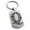 Silver, variant on Stainless Steel Letter Q Initial Dotted Monogram Engraved Engraved Dog Tag Keychain Keyring