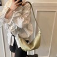 thumbnail image 4 of Bolso bandolera retro de gran capacidad para mujer, estilo nicho, de alta gama, de color sólido, muy vendido, 2025, 4 of 5