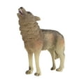 thumbnail image 1 of Modèle de Loup Réaliste Solide Adorable Figurine d'Animal Ornement Ornement Décoration d'Animaux pour la Maison Jouet Artisanat, 1 of 8