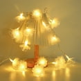 thumbnail image 4 of Dvkptbk led string lights LED Solar Fiber Light String Courtyard Wedding Outdoor Decorative Lights Festival Layout Atmospheres Lights, 4 of 6