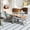 Gray, variant on Costway Patio Adirondack Chair All-Weather HIPS Lounge Chair with Retractable Footrest Black