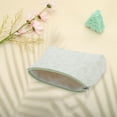 thumbnail image 3 of Unique Bargains 1 Pc Durable Rectangle Flat Hearts Makeup Bag for Travel Small Green Polyester, 3 of 6