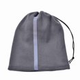 thumbnail image 2 of Riousery Adjustable Fleece Neck Gaiter Warmer Reflective Safety Face Cover Winter Outdoor Sport Scarf for Skiing Cycling Running 9.8 in / 25 cm Dark Grey, 2 of 7