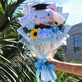 thumbnail image 3 of Cartoon My Melody Kuromi Cinnamoroll With graduation hats Handmade Sanrio Bouquet Valentine's Day Christmas Graduation Gifts, 3 of 21