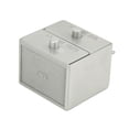 thumbnail image 3 of Bear Shape Metal Tooth Box Storage Case with 2 Drawers for Kids Growth Memorial Gift Jewelry Collection (Antique Tin), 3 of 3