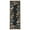Black, variant on FairOnly Coffee 2'x6'Modern Farmhouse Flower Washable Runner Rug Pastoral Non Slip Ultra Thin Rug for Kitchen Bedroom Hallway