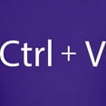 thumbnail image 3 of CafePress - Ctrl + V Kids Dark T Shirt - Dark T-Shirt Kids XS-XL, 3 of 4
