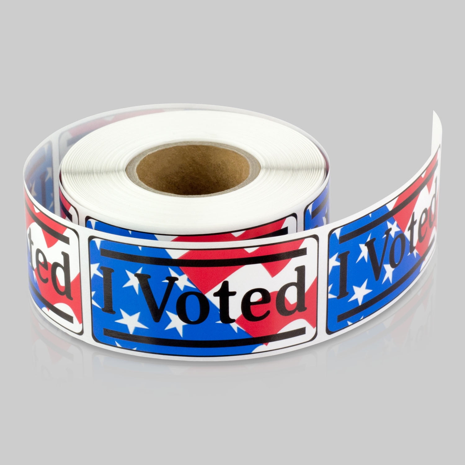 I Voted Today 2 Inch Round Self Adhesive Sticker Red White Blue Color 300 Labels