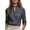 *1-Dark Gray, variant on VBVC Women's Linen Stand Collar V Neck Blouse, Ladies' Long Sleeve Work Shirt, Elegant Office Top For Women, Beige , S-2XL