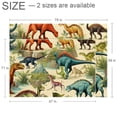 thumbnail image 2 of Dinosaur Polyester Right-Angle Floor Mat for Home and Office – Durable and Easy to Clean, 2 of 6