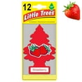 thumbnail image 3 of 12 Pack Little Trees Strawberry Scent Air Freshener Car Auto Home Hanging Office, 3 of 3