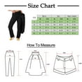 thumbnail image 3 of Sweatpants Women Casual Sweatpants Elastic High Waist Solid Color Fleece Thermal Full Length Winter Lounge Pants Warm Polyester Fabric M Work Pants Women, 3 of 7