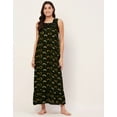 thumbnail image 2 of Moomaya Sleepwear, Sleeveless Long Nightdress, Printed Square Neck Nightgown Maxi, 2 of 9