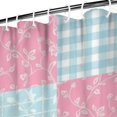 thumbnail image 3 of Pioneer Flower Floral Print Pattern Shower Curtain 72"x84", Bathroom Decorative Shower Curtain Set with 12 Hooks, Waterproof Washable, 3 of 6