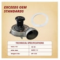 thumbnail image 2 of Inter City Flue Exhaust Blower Fan Assembly 1014433 1014529 10011645 10011945 RFB433 119290-00 J238-150-1521 1013517 66529, 2 of 7