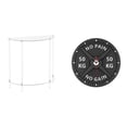 thumbnail image 1 of Mesita de noche de acrílico,Mesa auxiliar de acrílico transparente Mesa auxiliar transparente en capas,Mesa pequeña de acrílico,mesita de noche pequeña,compacta,Reloj de gimnasio,Reloj de, 1 of 8