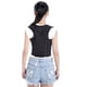 thumbnail image 4 of Corrector de postura ajustable y flexible, cinturón de soporte para la espalda, chaleco para aliviar la joroba, faja correctora para hombros, talla M (negro), 4 of 7