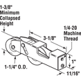 thumbnail image 2 of 1-1/4 in., Steel, Tandem Roller Assembly with Ball Bearing and Plain, 2 of 3