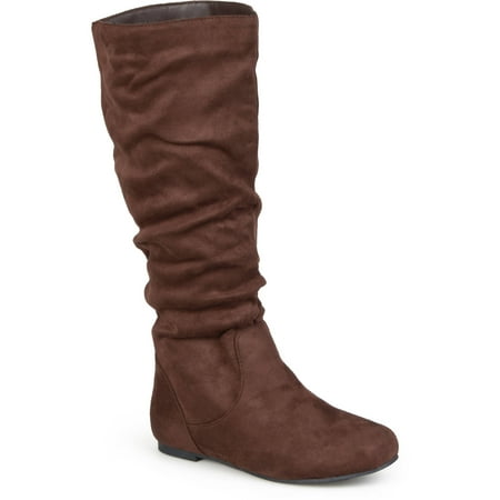 Brinley Co. - Women's Slouchy Microsuede Boots