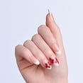 thumbnail image 2 of Kiss Impress Press On Nails French, ‘Hampton’, Red and White, Medium Almond, 30 Count, 2 of 12