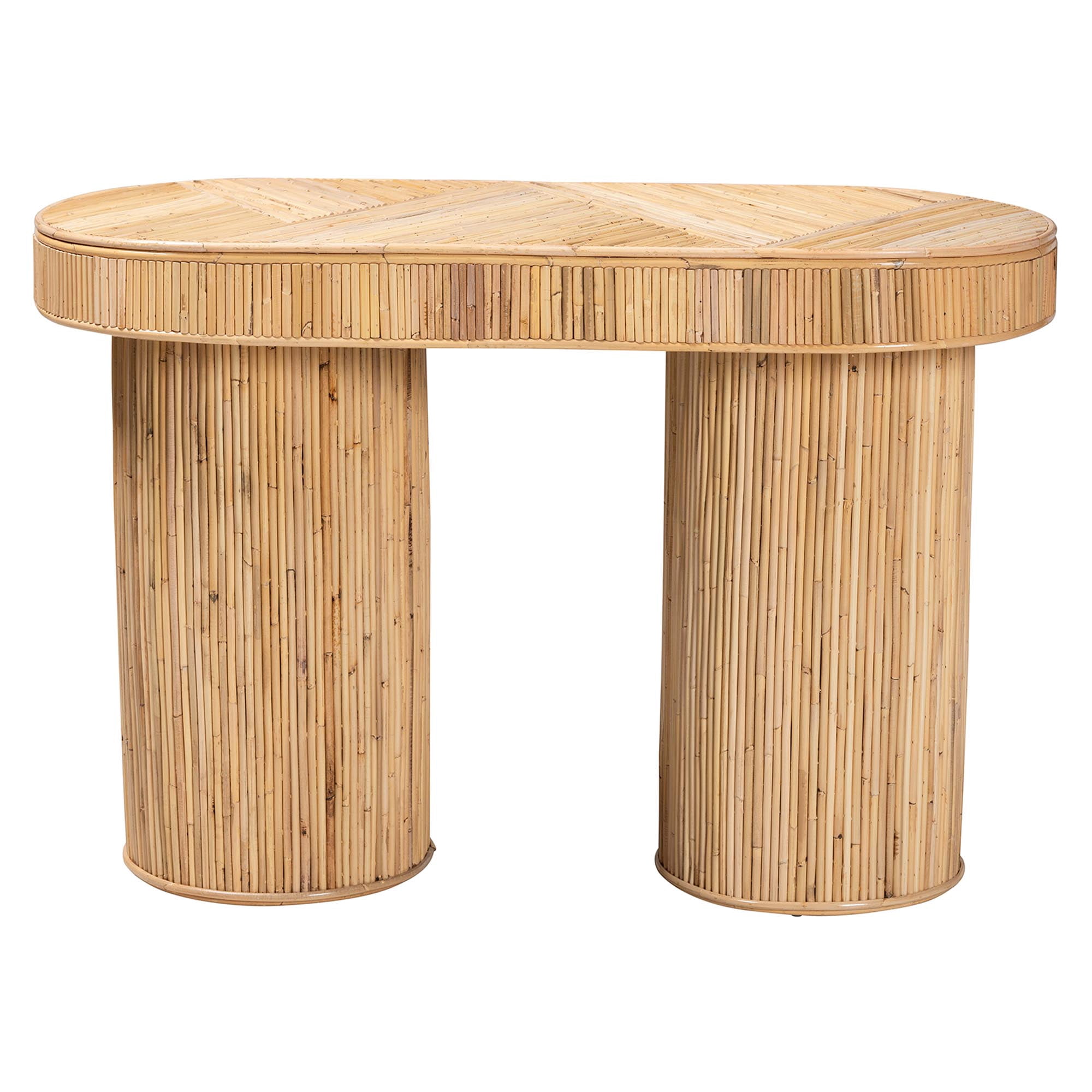 bali & pari Iryna Boho Console Table, One Size, Light honey