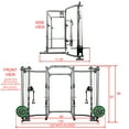 thumbnail image 3 of Valor Fitness BD-41, Heavy Duty Power Cage with Multi-Grip Chin-Up Bar and Cable Crossover Attachment, 3 of 11