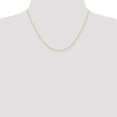 thumbnail image 2 of Diamond2Deal 10K Rose Gold .5 mm Carded Cable Rope Chain Necklace for Women 18", 2 of 6