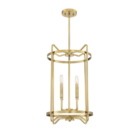 

Savoy House 3-4901-4-322 Kent Warm Brass 4 Light Foyer (16 W x 24 H)