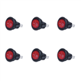 thumbnail image 1 of 6X Interrupteur à Bascule Bipolar ON OFF Rouge 3 Broches 220V, 1 of 4